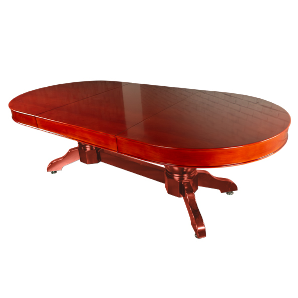 3-Leaf Oval Dining Top - Mahogany - BBO