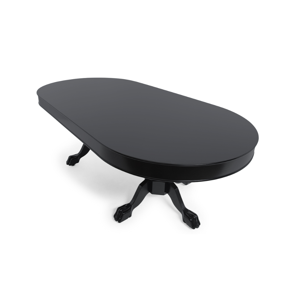 3-Leaf Oval Dining Top - Onyx - BBO