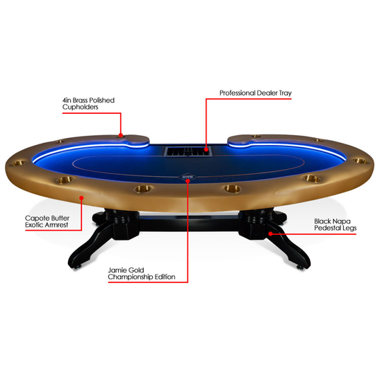 Lumen HD Lighted Poker Table